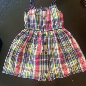 POLO Ralph Lauren Girls Madras plaid dress